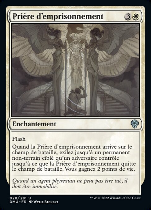 Prière d'emprisonnement