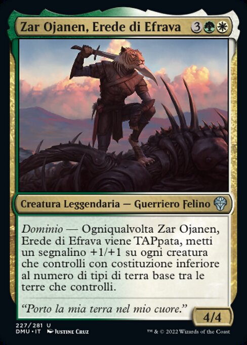 Zar Ojanen, Erede di Efrava