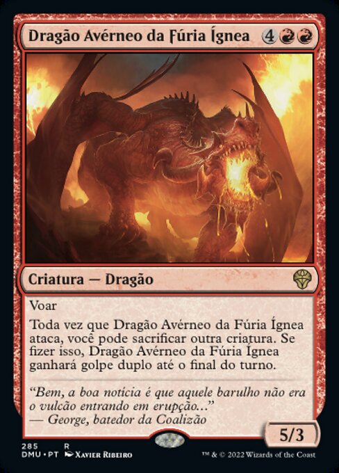 Dragão Avérneo da Fúria Ígnea