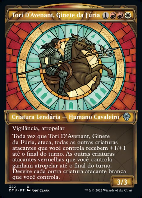 Tori D'Avenant, Ginete da Fúria