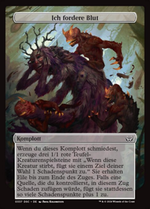 I Call for Slaughter