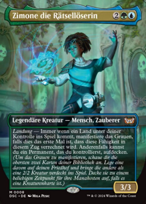 Zimone, Mystery Unraveler