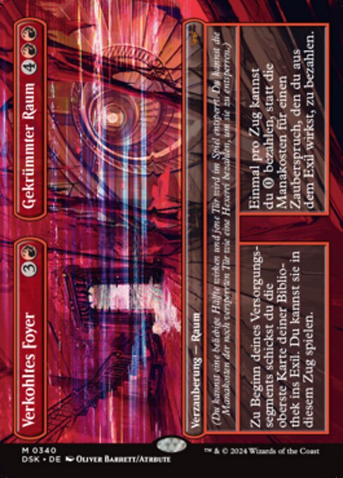 Charred Foyer // Warped Space