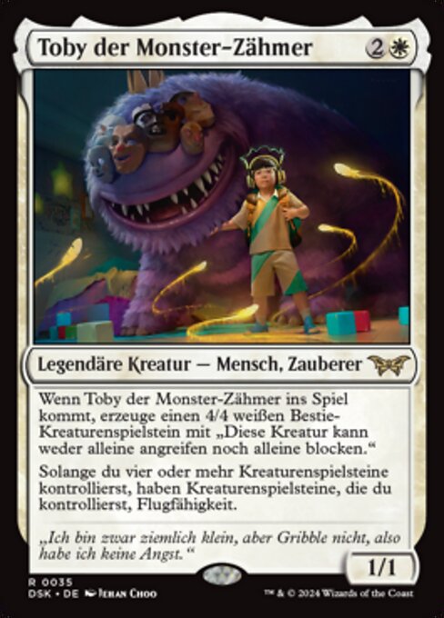 Toby, Beastie Befriender