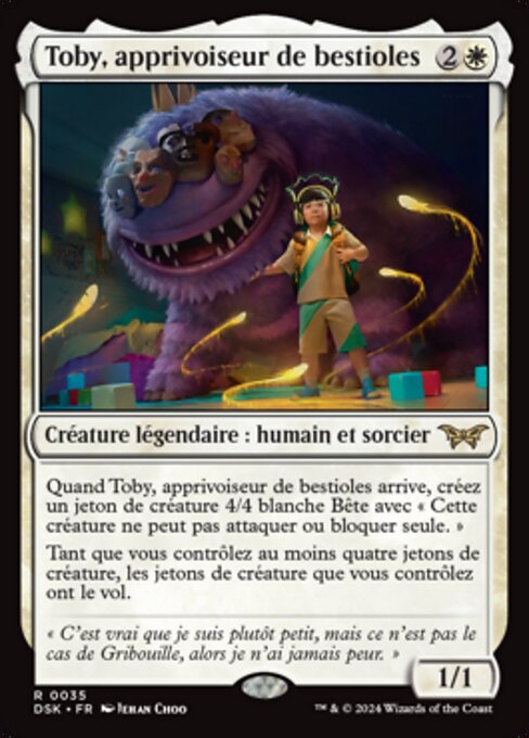 Toby, Beastie Befriender