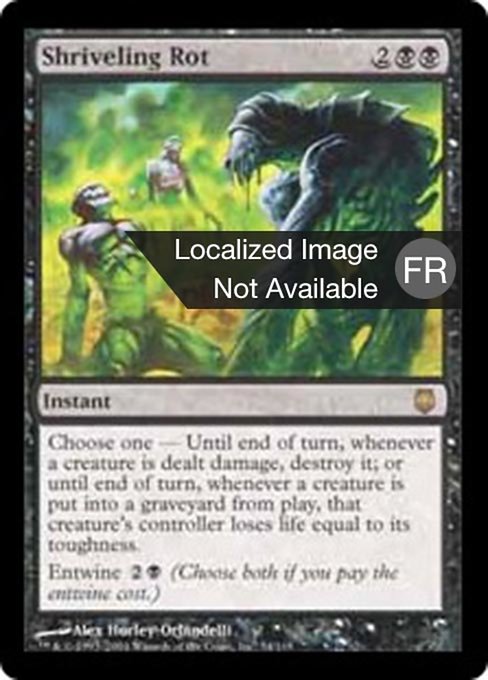 Pourrissement ratatineur