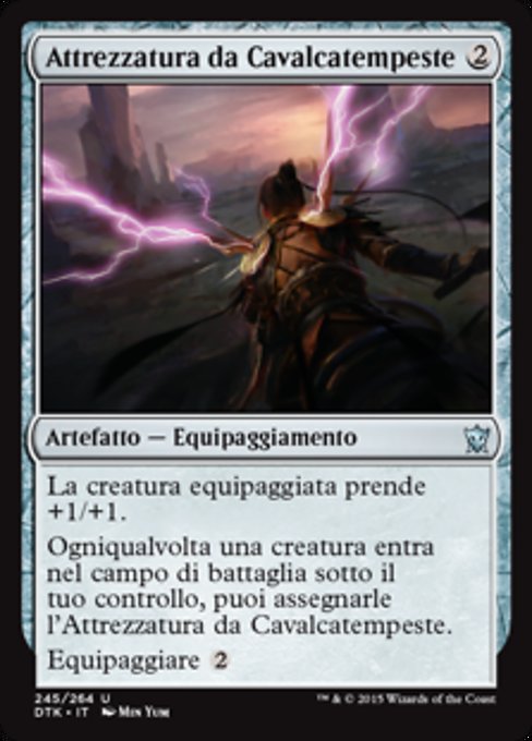 Attrezzatura da Cavalcatempeste