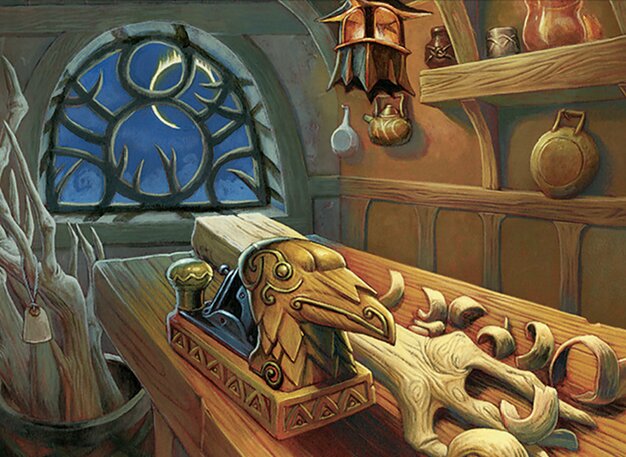 Werkzeuge des Weidenflechters