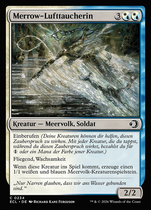 Merrow-Lufttaucherin