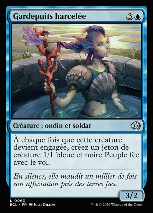 Gardepuits harcelée