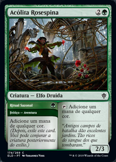 Rosethorn Acolyte // Seasonal Ritual