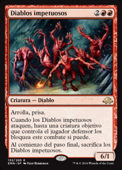 Diablos impetuosos