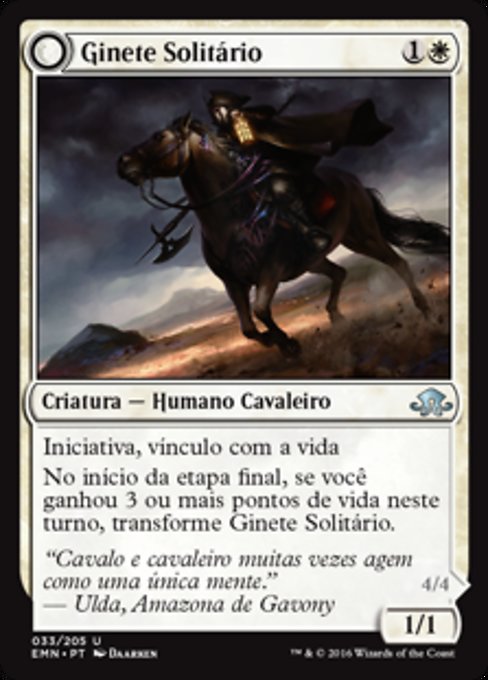 Lone Rider // It That Rides as One