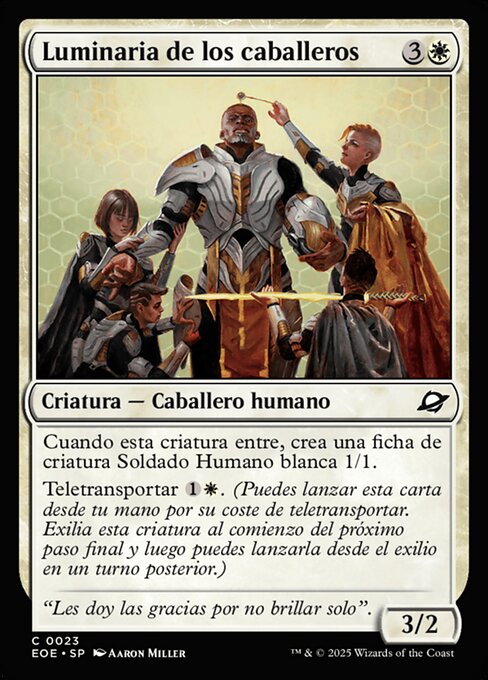 Luminaria de los caballeros