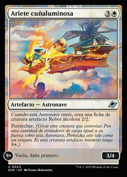 Ariete cuñaluminosa