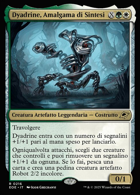 Dyadrine, Synthesis Amalgam