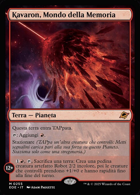 Kavaron, Memorial World