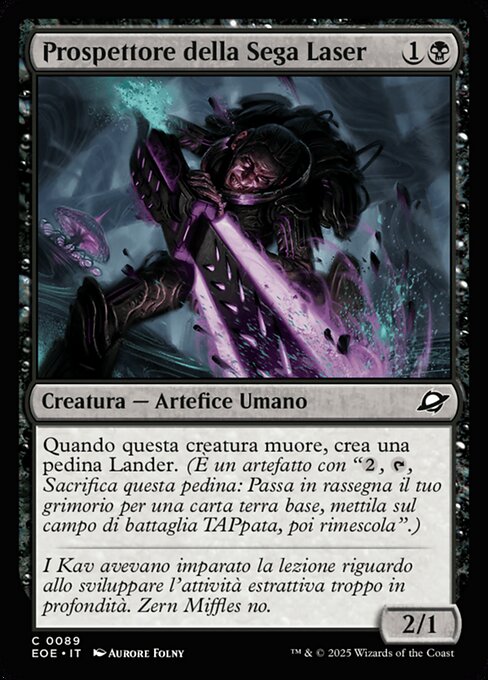 Prospettore della Sega Laser