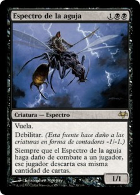 Espectro de la aguja