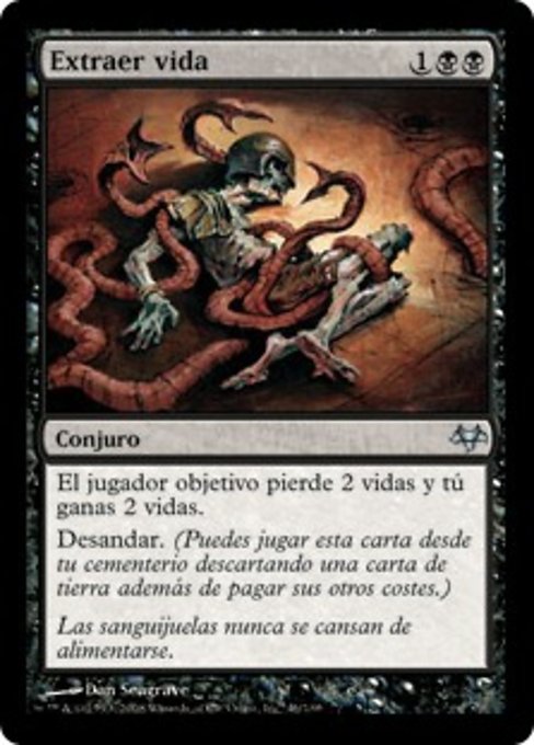Extraer vida