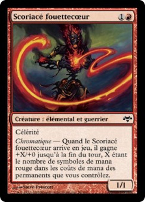 Scoriacé fouettecœur