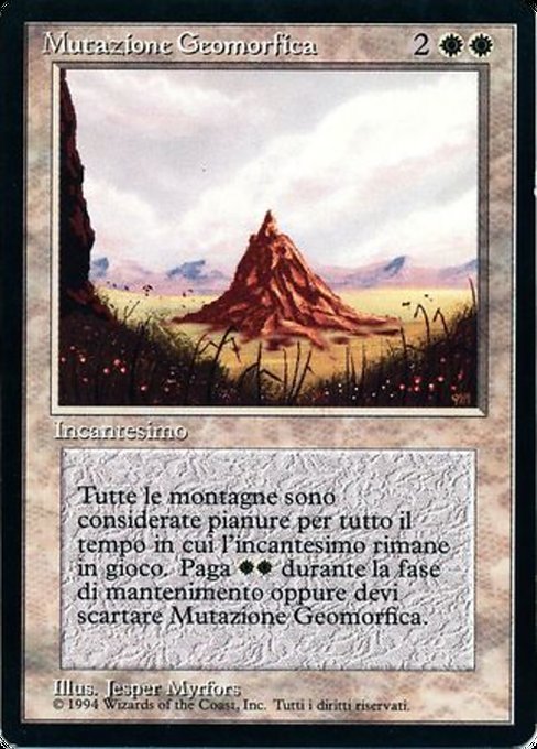 Mutazione Geomorfica