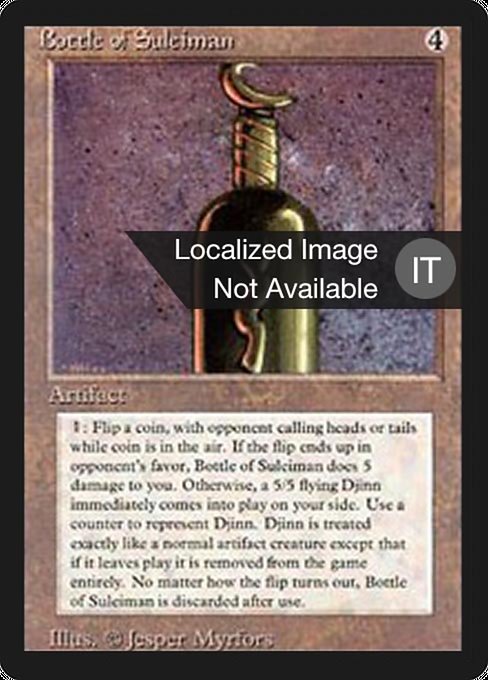 Bottiglia di Solimano