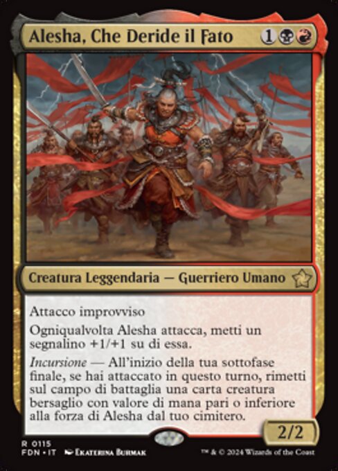 Alesha, Who Laughs at Fate