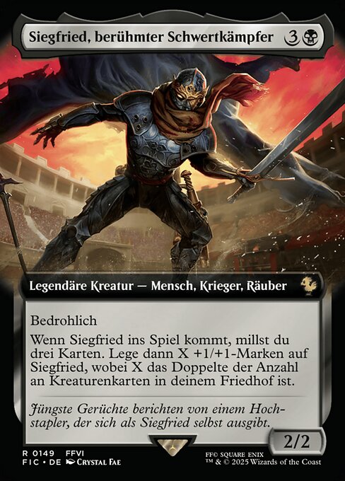 Siegfried, Famed Swordsman