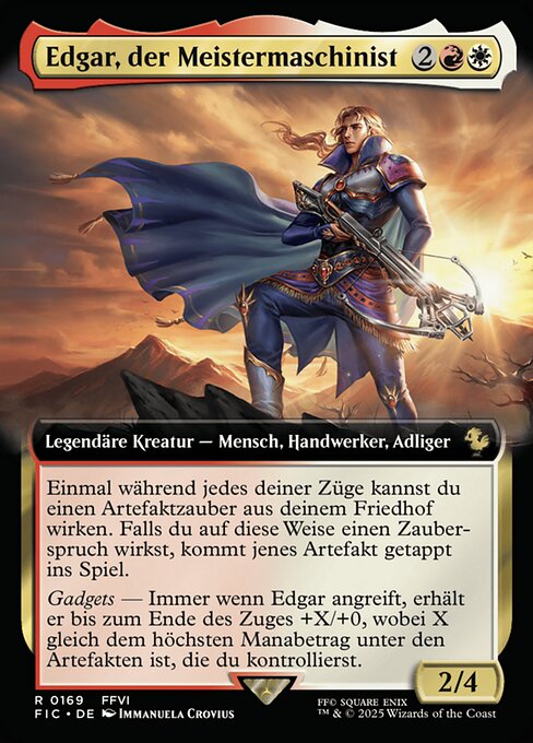 Edgar, Master Machinist