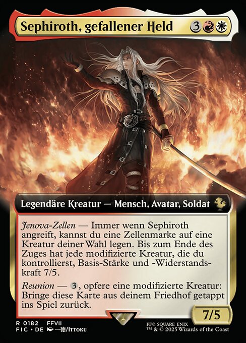 Sephiroth, Fallen Hero