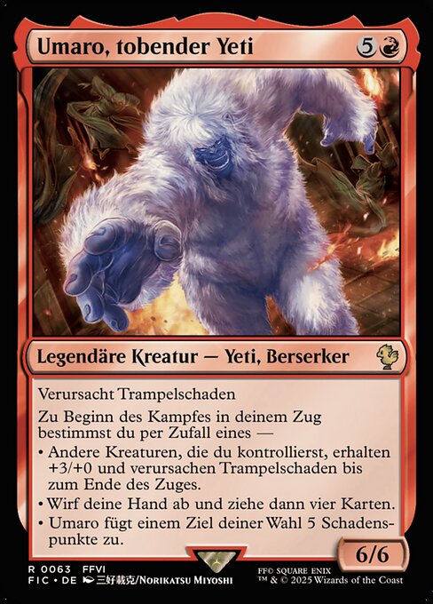 Umaro, Raging Yeti