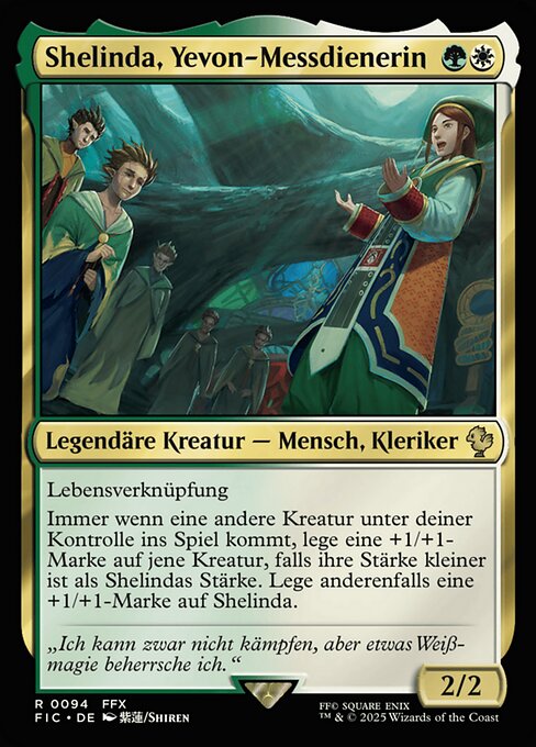 Shelinda, Yevon Acolyte