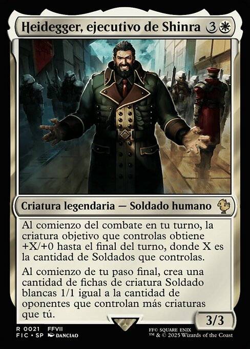 Heidegger, Shinra Executive