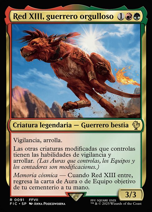 Red XIII, Proud Warrior