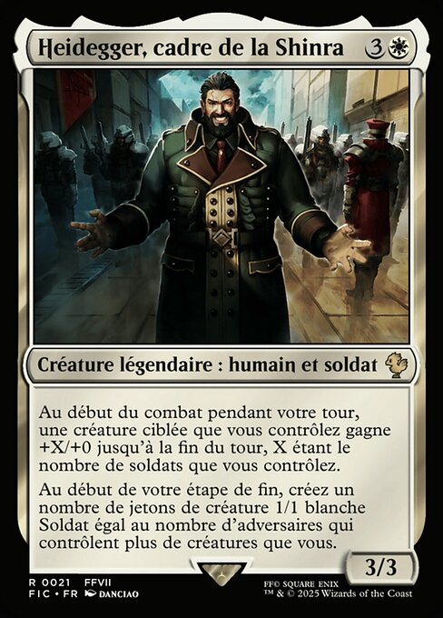 Heidegger, Shinra Executive