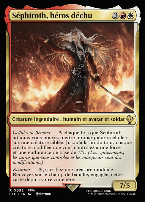Sephiroth, Fallen Hero
