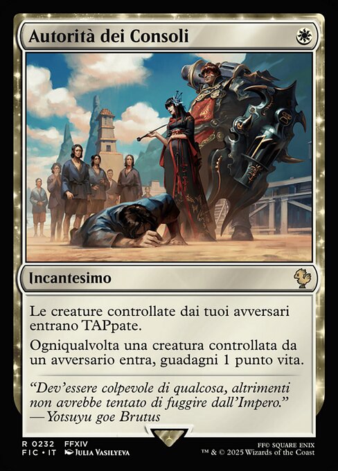 Authority of the Consuls