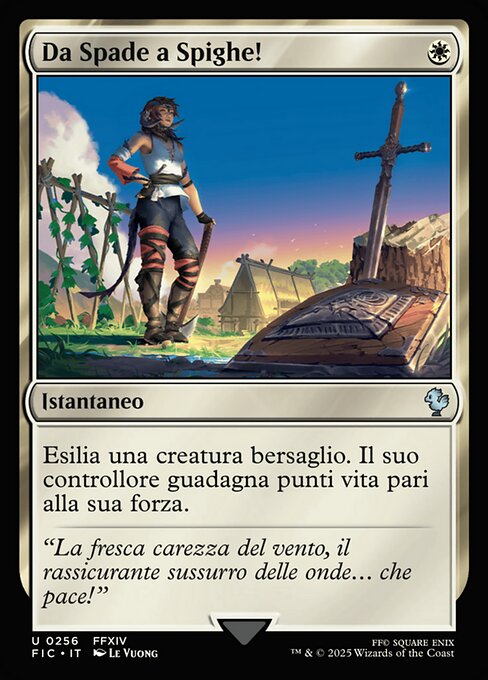 Swords to Plowshares