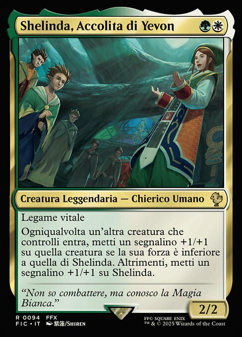 Shelinda, Yevon Acolyte