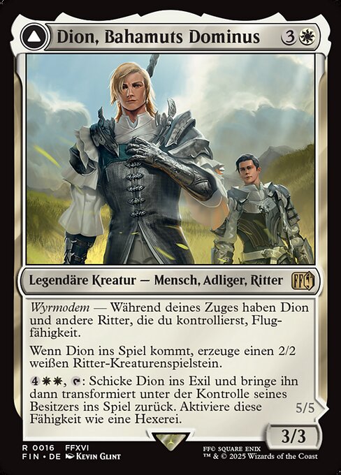 Dion, Bahamut's Dominant // Bahamut, Warden of Light