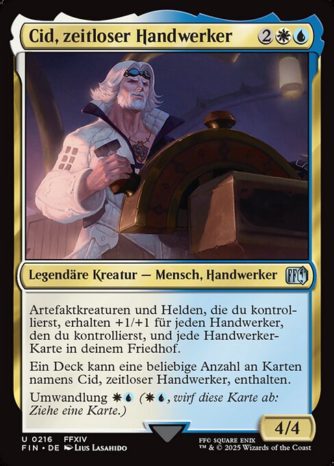 Cid, zeitloser Handwerker