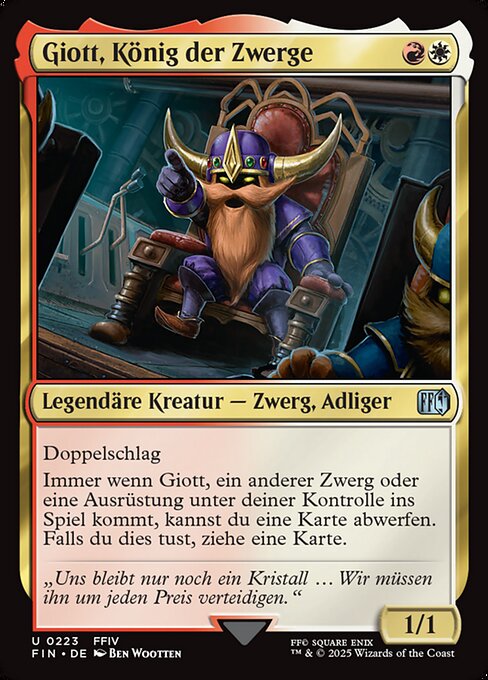 Giott, King of the Dwarves