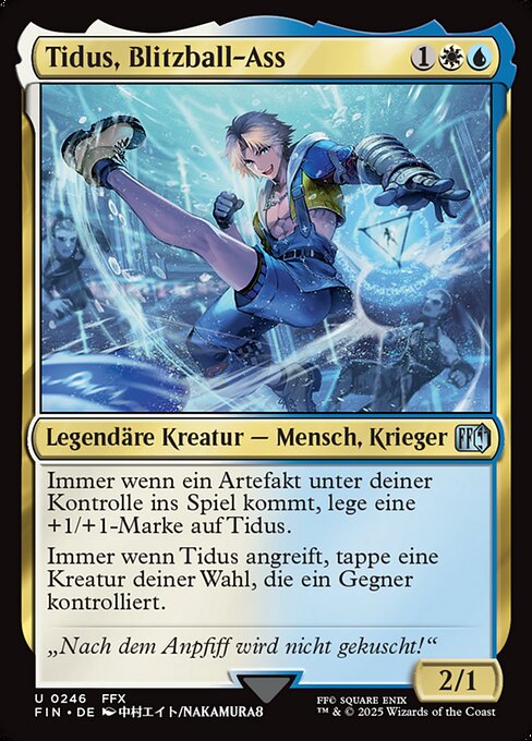 Tidus, Blitzball Star