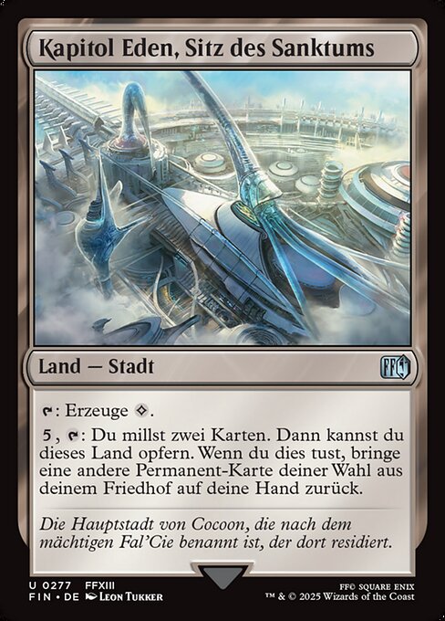 Eden, Seat of the Sanctum