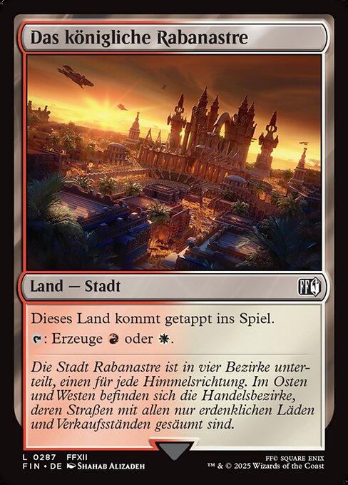 Rabanastre, Royal City