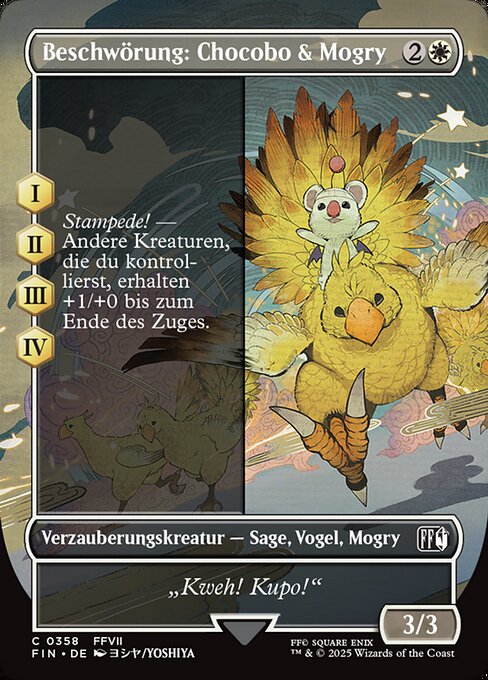 Beschwörung: Chocobo & Mogry