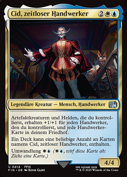 Cid, zeitloser Handwerker