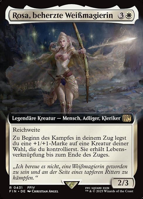 Rosa, beherzte Weißmagierin