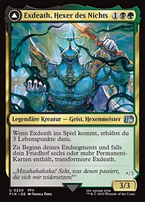 Exdeath, Void Warlock // Neo Exdeath, Dimension's End